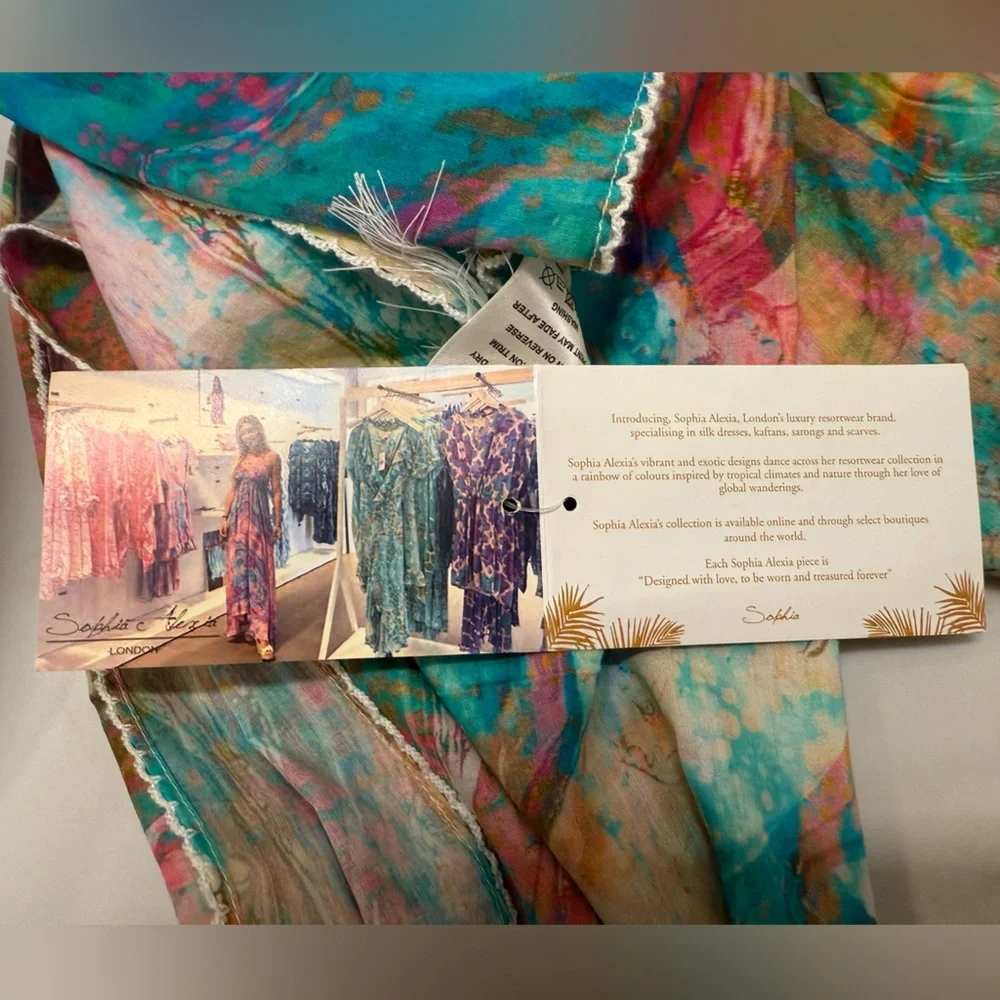 Sophia Alexis London - Colorful Abstract Women's Sarong/Wrap